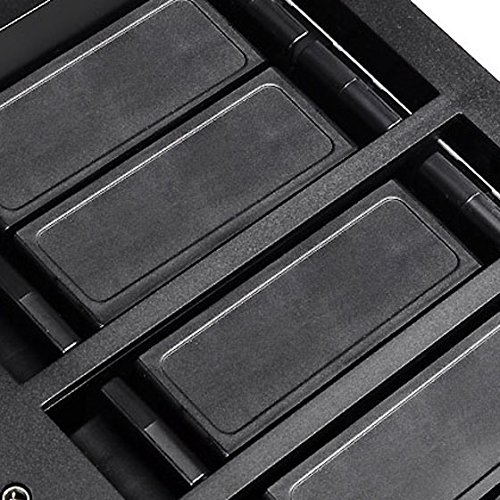 SilverStone SST-DS380 – Case Storage Mini-ITX Computer-Gehäuse mit Fronttür, 8x 3.5″ HDD Hot-Swap Einschübe, schwarz - 8