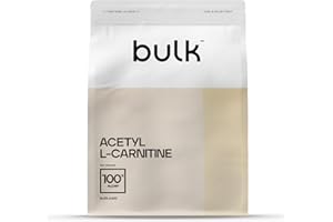‎BULK Bulk Acetyl L-Carnitin (ALCAR) Pulver, Aminosäure, 500 g, 666 Portionen, Verpackung Kann Variieren
