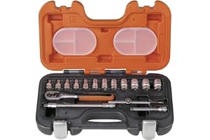 Bahco S160 S160 uttagssats 16-delad 1/4-tums enhet | 16 delar hylssats