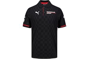 PUMA Porsche Motorsport Herren Team Poloshirt - Schwarz
