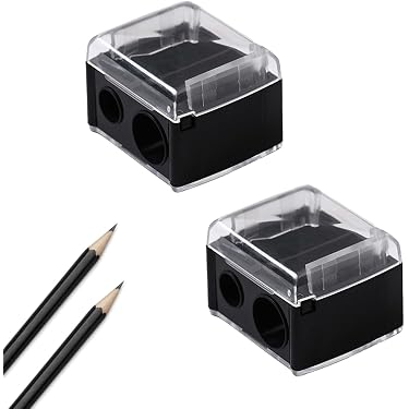 Makeup Sharpener 2er Set – Kosmetikspitzer Für Kajal, Augenbrauenstift, Lippenstift & Bleistift – Mit Scharfen Präzisionsklingen