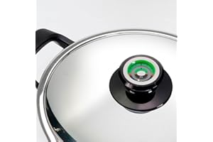 Oppaha Pomello Coperchio Pentola Manopola con Termostato Compatibile AMC al 100% Filettatura in Ottone Anti Scottatura - 1 Pz