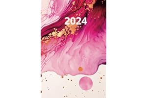 Agenda Giornaliera 2024: Un Giorno per Pagina |12 Mesi | Sezione Settimanale | Sezione Mensile | To Do List | Copertina Fucsia | Formato A5 (cm 15.24 x 22.86) | 448 Pagine