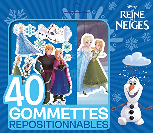 La Reine des Neiges, PETITE POCHETTE GOMMETTES 40