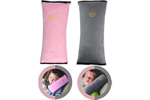 crazy bean Seat Belt Pads for Kids Seat Belt Padding Comfort Harness Pads, Seat Belt Covers Seatbelt Strap Cover Kids Protection Travel Strap Shoulder Pad