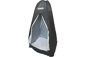 BOXIO - Tenda: tenda da doccia portatile da campeggio, ideale anche come spogliatoio pop-up autoportante 2 x 1 m – un must per il vostro WC da campeggio, in vanlife, e come visitatore in estate
