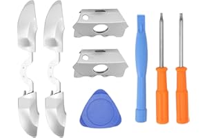 LJCM Sostituzione Paraurti Aggiornati, Pulsanti di Attivazione Paraurti di Ricambio Aggiornati con Cacciavite Parti di Attivazione Pulsanti LB RB per Controller XBox One Elite -