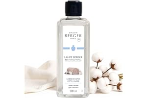 MAISON BERGER Lampe Berger 115011, Ricarica Lampada Fragranza Sogni di Cotone, Liquido, 500 ml