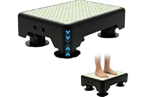 Halkfritt steg, trappsteg, justerbar höjd i 3 nivåer, halkfria steg med fosforescerande upp till 270 kg, för utomhusbruk, bad