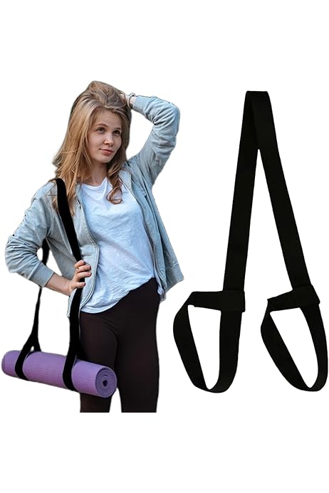 Cinghia Per Tappetino Yoga - 3 Pezzi Regolabili In Cotone, Traspirante E Multiuso Per Yoga E Fitness - Foto 11