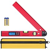 Proster Digital Angle Level 0-225&deg;Angle Finder with 400mm/16 Inch LCD Indicator Digital Protractor Angles Measurement Vertica