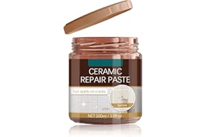 APUJENT Stucco per Piastrelle Scheggiate - Pasta Ripara Piastrelle | Riparazione Di Piccoli Fori Ad Alta Resistenza,Super Adesione per Riparazione Di Graffi In Ceramica, Porcellana, Fori Di Crepe