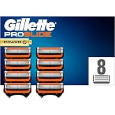 Gillette ProGlide Power razor, 8 spare blades, for wet razors, for men, 5 layers blade