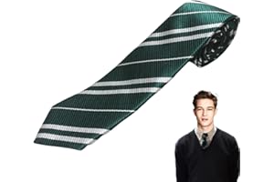 WANTUSHUI Harry Krawatte,Jungen Cosplay,Harry Kostüm Umhang Erwachsene Accessoires,Zauberer Krawatte Kostüm,Magische Tie Striped Halloween Unisex Geschenk