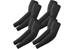 fuinloth Arm Sleeves Compression UV Protection Gaming Sleeve to Cover Arms Cricket Running for Men/Women