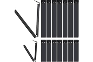 Fuyamp 30 Stück Verschlussclips für Tüten, Lebensmittel Verschluss Clips Für die küche, Dichtung Beutel Clips Tasche Sealer Clips, Schwarze Klammern Clips für Beutel in 2 Größen