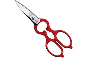 ZWILLING Vielzweckschere, Universalschere, Länge: 20 cm, Rostfreier Spezialstahl, Küchenhilfe, Silber/Rot [Made in Germany]
