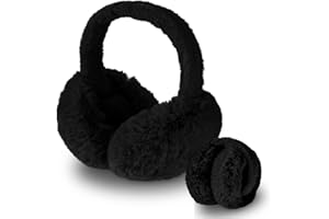 Lusofie Women's Earmuffs Faux Fur Warm Earmuffs Winter Cute Plush Ear Warmer Ear Covers Ear Muffs for Winter