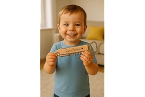 GÉNÉRIQUE Cadeau Original pour Parrain – Décapsuleur Personnalisé Gravé “Super Parrain” – Limonadier Multifonction en Bois – Idéal pour une Demande, un Remerciement ou un Anniversaire