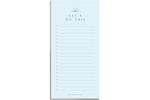 BETTERDAY STUDIO To Do List Pad: Daily To Do List Planner | You To Do List, To-Do List Essentials & Day Planner Guide | Organise Tasks Efficiently using the List Tool, Things To Do Notepad (Light Blue)