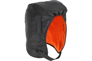 Ergodyne - 16840 Winter Hard Hat Liner, Thermal Fleece Lining, Chin Length, N-Ferno 6840,Black