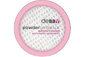 deBBY, powderEXPERIENCE MAT&FIX POWDER, Cipria Trasparente Opacizzante con Ingredienti Minerali, Finish Naturale, Arricchita con Jewel Powder per Uniformare e Mattificare l'Incarnato, Colore 00