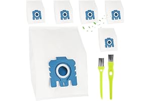 YUKOVEP 5 Bolsas de Aspiradora de Repuesto Compatibles Miele GN Classic C1 Complete C2 C3 S2000 S5000 S8000 Serie