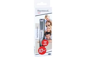 Thermoval® Rapid Termómetro médico rápido y electrónico para medir la temperatura de niños, bebés y adultos