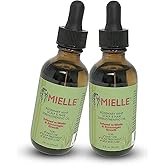 Mielle Organics Lot de 2 Huiles de Croissance des Cheveux au Romarin et à la Menthe 56,7 g Infusées avec de la Biotine