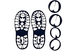 Antracita Huellas Reyes Magos y Camellos - Decoracion navideña para divertir a los niños en Navidad