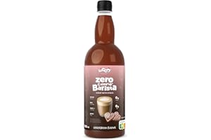 LOCCO LOW CALORIES COMPANY Locco Sciroppo per baristi senza calorie con Stevia | Vegan, Keto, Gluten Free | Sugar Free | Sciroppo per caffè | Zero Calorie | Pan di zenzero | 1L