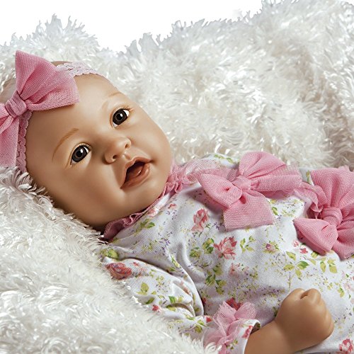 Paradise Galleries Lifelike Realistic Soft Vinyl Weighted 53cm Baby Girl Doll Gift 
