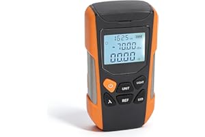 CANDEON Misuratore di Potenza in Fibra Ottica FTTH, 3 In 1 Optical Power Meter Fibra Ottica Con Tester RJ45, Luce LED, OPM Misuratore Di Potenza A Fibras Otticas Con Interfaccia FC/SC/ST