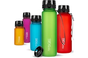 720°DGREE Botella de Agua uberBottle +Infusor de Frutas - 350 ml, 500 ml, 650 ml, 1 l, 1,5 l, sin BPA, Impermeable, antifugas, Reutilizable, Ligera, Ideal para Escuela, Deporte, Fitness, Gimnasio,