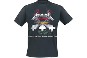 Metallica Herren Master of Puppets_Men_bl_ts: M T-Shirt