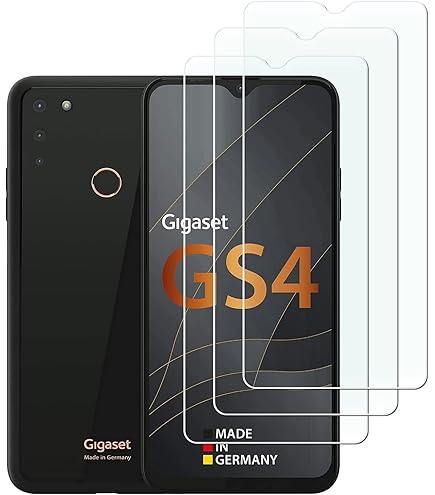 3 Pièces BROTECT AirGlass Protection D'écran En Verre Pour Gigaset GS370 Plus (Caméra UNIQUEMENT