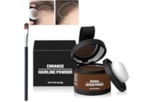 GLSAYZU Waverloo Magic Root Cover Up, Waverlo Root Cover, Enhance Hairline Powder, Magic Root Cover Up, Powder Instantly Conceals Magic Color Root Touch Up (Ash Brown)