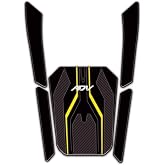 Redline Grafik Honda ADV 350 2023-2025 Uyumlu Sarı Siyah Tank Pad