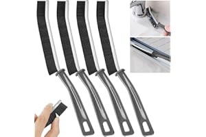Vicloon Crevice Cleaning Brush, 4 szt. wielofunkcyjna szczotka do czyszczenia szczelin, Hard-Bristled Crevice Cleaning Brush, szczotka do czyszczenia szczelin do kuchni,szczeliny,narożnika（Biały）