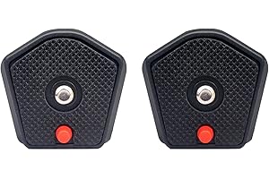 SHEEPPING Sequpr Plateau Rapide pour 785B, Plaque de Dégagement Rapide pour Appareil Photo, Plateau Rapide pour Manfrotto 785PL 785B MKC3-H02/MKC3-H02 MKC3-P01/MKC, Lot de 2