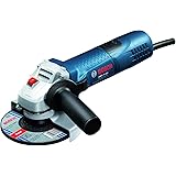 Bosch Professional Smerigliatrice Angolare Gws 7-115 (Ø Disco 115 Mm, Incl. Impugnatura Suppl., Flangia di Montaggio, Dado di