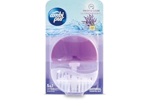 Ambi Pur 6 x WC - Lufterfrischer (Halter + Refill 55ml) - Lavendel und Rosmarin