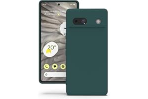 YATWIN für Google Pixel 7A Hülle, Premium Silikon Handyhülle mit Kameraschutz, Seidig-Weicher Berühren Ultra Dünne Stoßfeste Kratzfeste Schutzhülle, Grün