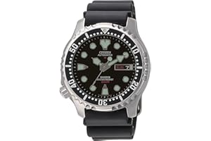 Citizen NY0040-09EE Zegarek Męski, Ø 42 mm, Srebrny/Czarny