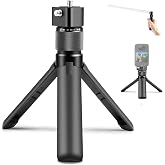 Coverzone 360&deg; D&ouml;nebilen Bullet Time Kamera Tutucu, Mini Masa Tripodu, &Ccedil;ift 1/4 Vida Al&uuml;minyum G&ouml;vde Taşınabilir Stabil Stand