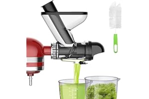 TPGSING Accessorio per spremiagrumi masticatore per mixer Kitchenaid, separazione dei residui di succo, spremiagrumi per Kitchenaid, accessorio per spremiagrumi KitchenAid con putter