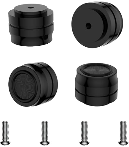 4 Pies Anti-Vibración Para Altavoces - Soporte Estable Para Equipos De Sonido