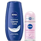 Nivea Creme Care Nemlendirici Duş Jeli 250ml ve Rollon Deodorant Pearl&Beauty 50ml, 72Saat Anti-perspirant