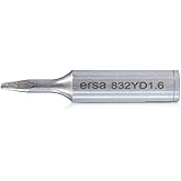 Ersa Ersadur 0832YD Long-Life Soldering Tip Straight Chisel-Shaped 1.6 mm Wide with Ersadur Coating