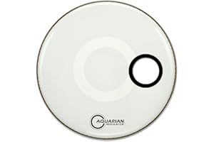 Aquarian RSM20W - Parche de bombo, 20", Blanco